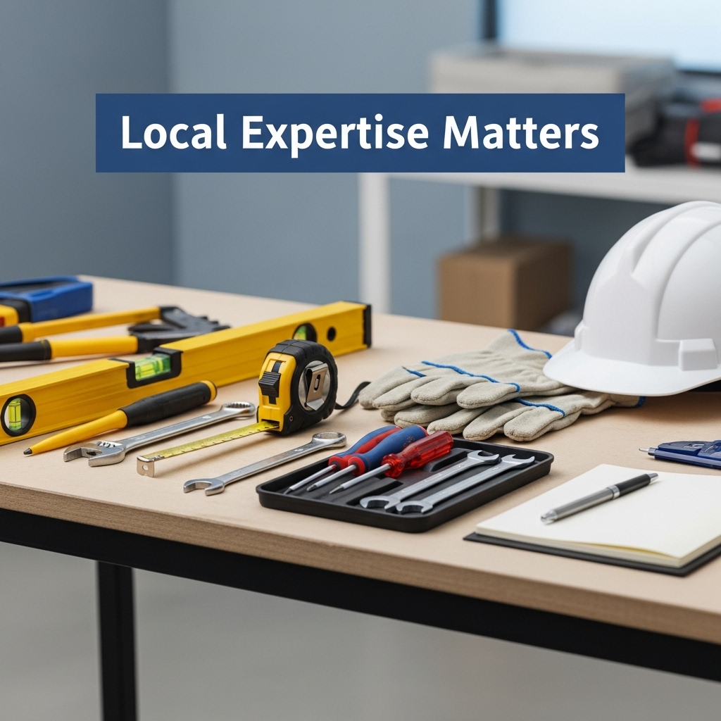 Local property expertise in Vancouver Washington - experienced contractor working on home improvement project